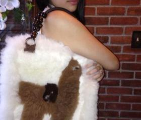 Llama Fur Tote Bag